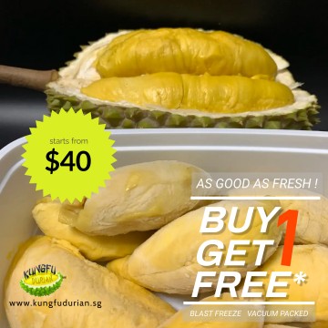 Frozen Durian BUY 1 FREE 1